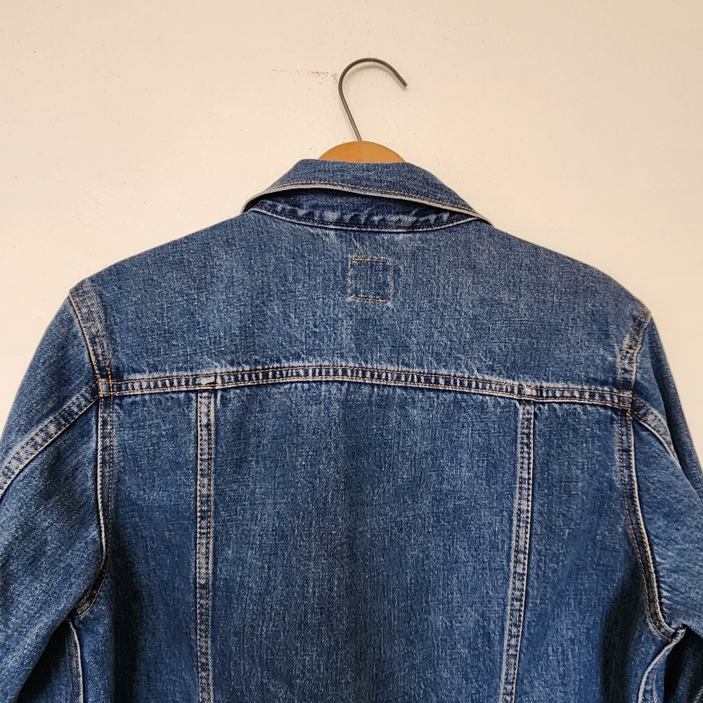 Gap Denim Jacket Size XS Women's Oversized Boyfriend Fit - Picture 5 of 5